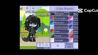 Testing gacha colour presets
