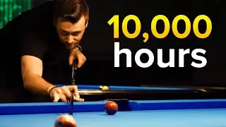 How Playing Pool Looks After 10,000 Hours