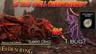DESTROYING Elden Ring's hardest bosses with 1 spell... from a bug?!