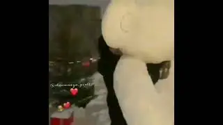 Hidjab girl and her teddy bear😍🐻 I want to Teddy bear☹️🐻❤