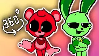💦360°CatNap and DogDay Refuge of Friendship | Poppy Playtime Chapter 3 | Comic Dub