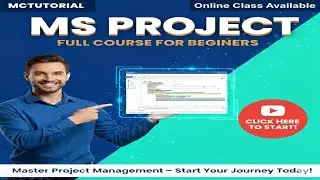 MS Project full course for beginners 2026|Learn Microsoft Project full course 