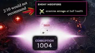 A Wraithlord's road to 1k Corruption - last Epoch #lastepoch