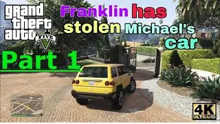 Franklin has Stolen 🤫 the Michael,s  Car🤭!