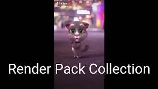 Tik Tok Talking Tom Dance Cute Render Pack Collection