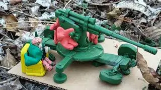 Pz 3 против 2 пушек Pak 40 и FlaK 88.
