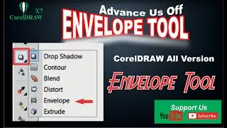 Advance Using the Envelope Tool in CorelDraw All Versions ll Bnarts ll