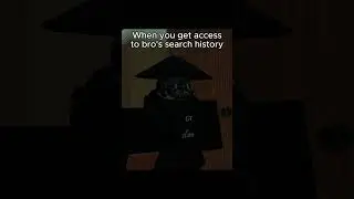 When you access bro's search history 💀 #roblox #animation #robloxanimation #memes #shorts