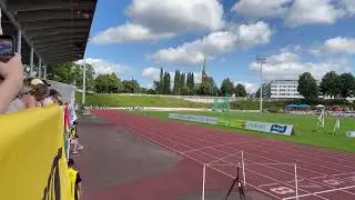 Qualifying round 100 M Finnish championships Mikkeli 2026 (1st place)