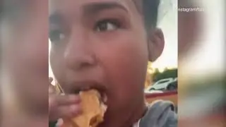 Woman damages her car attempting to cut Popeyes drive thru