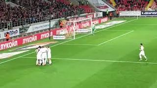 Свист трибун на матче Спартак Ахмат 0-2