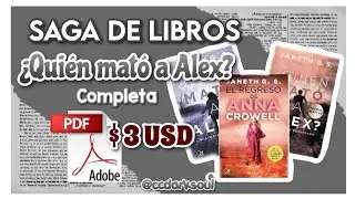𝂨🫶🏽-.〝𝑆𝑎𝑔𝑎 𝑑𝑒 𝑙𝑖𝑏𝑟𝑜𝑠 𝑐𝑜𝑚𝑝𝑙𝑒𝑡𝑎 ¿𝑄𝑢𝑖𝑒𝑛 𝑀𝑎𝑡𝑜 𝐴 𝐴𝑙𝑒𝑥? 𝑒𝑛 𝑃𝐷𝐹〞🌻 (Envía dm por Instagram)