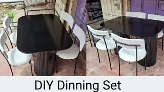 How To Make A Modern Dinning Set On A Budget