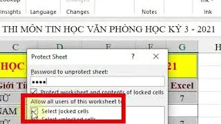 Cách cài đặt dữ liệu mà người khác không chỉnh sửa được file