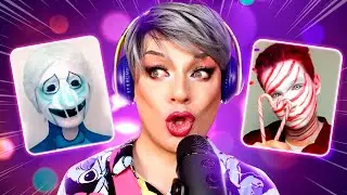 REACTING AND ANALYZING: Ugly Christmas Makeup #2 - Lorelay Fox