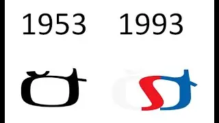 Ewolucja loga Telewizja Czechosłowacka 🇨🇿 1953-1993