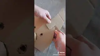 как сделать маску волка из картона лайфхак 