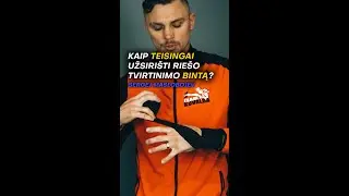 Kaip teisingai užsirišti riešo tvirtinimo bintą?