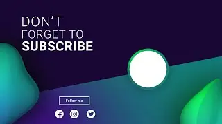 Youtube End Screen Animation V4