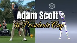 Adam Scott @ The 2024  Presidents Cup in Montreal 🇨🇦