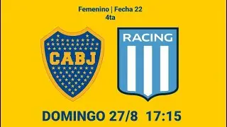 🔴 FUTSAL AFA ♀️ 4ta | Fecha 22 | Boca 🆚 Racing EN VIVO!