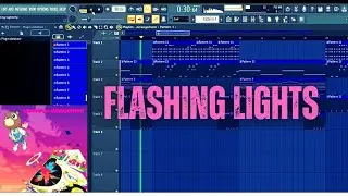 Flashing Lights - Kanye West (Fl Studio Remake) 90% Accurate