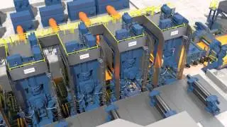 Hot Strip Mill (HSM) process animation | Primetals Technologies