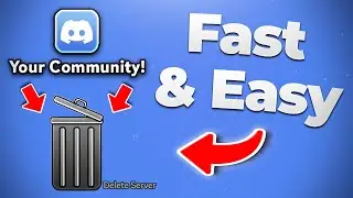 How to Delete Discord Server on Mobile 2023 ✅ iPhone, iPad & Pc | With Auth Code too