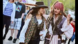 I Took A Stroll With Captain Jack Sparrow & Angelica - Disneyland - 2011