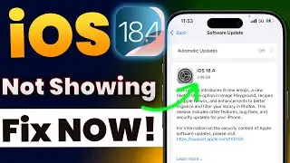 iOS 18.4 Update Not Showing on Your iPhone? Fix iOS 18.4 Not Showing in Hindi