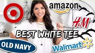 Who Makes The Best *BUDGET* White T-Shirt? H&M, WALMART, TARGET, AMAZON