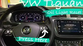 How to Reset Oil Light on a VW Tiguan with Digital Cockpit Gauges