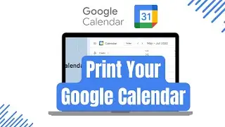 How to Print Your Google Calendar