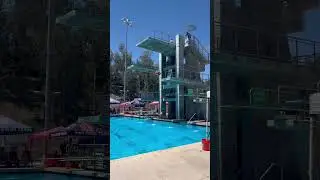 Emily diving 403c in sunny California at AAU Nationals.  Graduates 2026