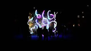 Festival of Lights Zagreb 2024   AI Parazit  Trg Mažuranića
