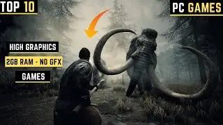 Top 10 2GB RAM PC Games [NO GRAPHICS CARD] AAA TITLES !! | Tech Uptodate