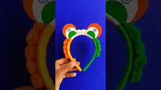 How To Decorate Hair Band 🌈 || 🇮🇳 Woolen Craft #shorts #trending #viral