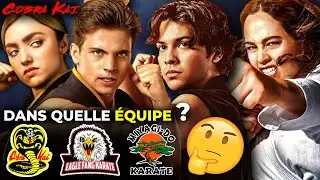 COBRA KAI SAISON 5 - QUELLES ÉQUIPES pour les DOJOS ?