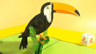 3D pop up card with beautiful | Cut Pop Up