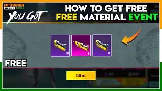 BGMI FREE MATERIAL EVENT | HOW TO GET FREE MATERIAL IN BGMI | FREE MATERIAL IN BGMI | MATERIAL EVENT