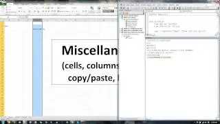 Excel VBA cells, columns, rows, copy/paste, beep