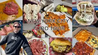 NEW YORK CITY FOOD TOUR!! | EVERYTHING I ATE IN NYC | NEW YORK CITY VLOG