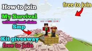 💀Join Best Public Survival Smp Server For Minecraft🎈| Java/Pe/Pojav | 24/7 Online