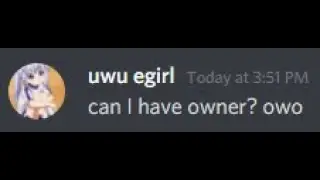 POV: You're a discord mod and a girl joins the server
