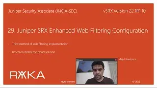 29. Juniper SRX Enhanced Web Filtering Configuration