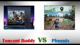 Tencent Gaming Buddy Vs Phoenix OS PUBG Mobile Gameplay | Tencent Gaming Buddy Vs Phoenix OS