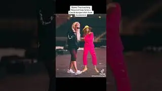 Tina shows Bey some moves
