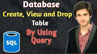 2- How to Create , View and Drop table in database using Query (SQL server )