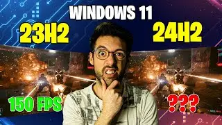 🧪 WINDOWS 11 24H2 vs 23H2 Test Gaming *FPS y Latencia* (Resultados Sin Optimizar Windows)