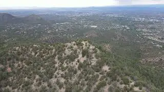 Picacho Peak Summit 8,294' Santa Fe NM - DJI Mavick Air 2 Drone POV 400m Circle